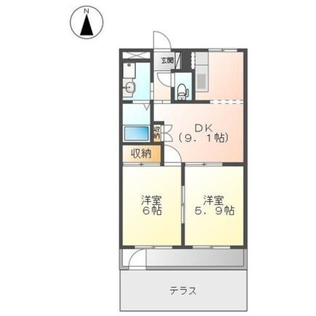 ラヴィーヌの物件間取画像